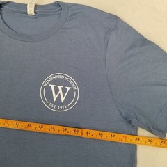 Windward School Men’s Large Blue T-Shirt Short Sleeve Crewneck Classic Casual