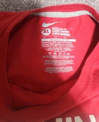 XL Nike Tee Not Running Sucks Graphic Gray Men’s Athletic T-Shirt Red Workout