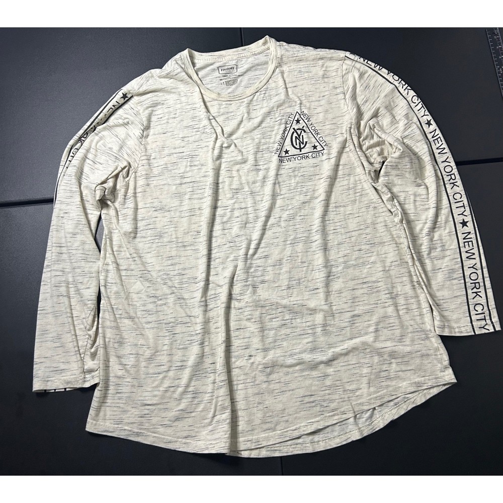 The Foundry Supply Co Cream Long Sleeve Shirt Mens 3XLT