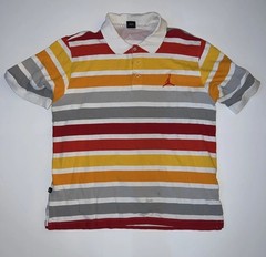 Vintage Jordan Brand Striped Polo Og Y2k Sz 3x