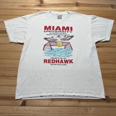 Vintage 1997 Miami University Redhawk Aquatic Swim Water Polo Clinic T-Shirt XL