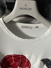 Rare MONCLER Tri Color Print T-Shirt 2XL – $795