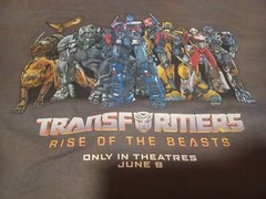 Rare Transformers Rise Of The Beasts Movie Promo T-Shirt Unisex Large