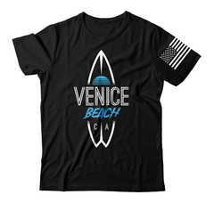 Venice Beach California Surfing Short-Sleeve Unisex T-Shirt Summer Retro Sun New