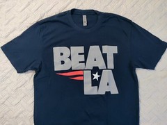 Next Level Men’s M Dark Blue Crew Neck Short Sleeve TShirt