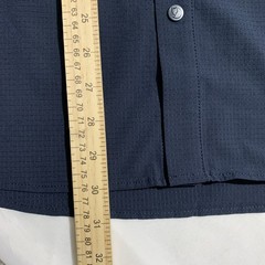 Fjallraven Abisko Trekking Short Sleeve Men’s Shirt Blue Size Medium