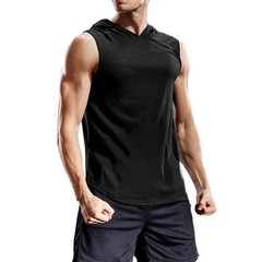 2026 Solid Color Men’s Tank Top Hip Hop Sleeveless Vest Gym Casual Shirt