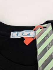 Off Wht Do Not Cross Temperature Black T-Shirt Regular Fit S/M/L/XL T41