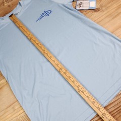 REEL LIFE NEW Mens T-Shirt Size Medium Blue Soft Short Sleeve Graphic Tee