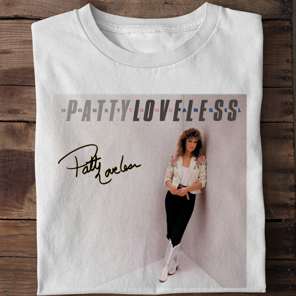 Rare Patty Loveless – If You Think Short Sleeve Full Size White T-shirt