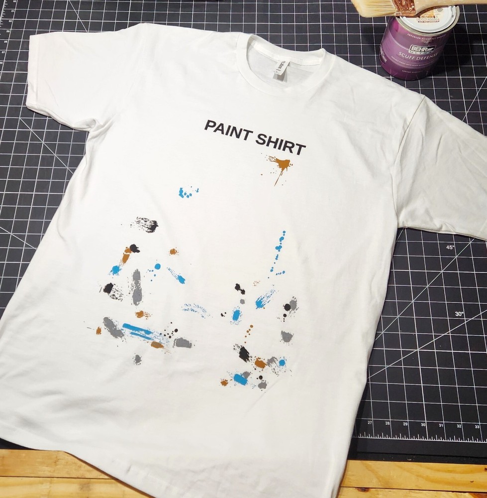 Painters Shirt , custom screen printed graphic T-shirt
