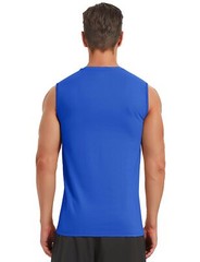 Mens Casual Workout Tank Gym Cotton Sleeveless Quick Dry Swim Sport Muscle Shirt
