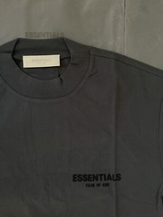 Fear of God Essentials Stretch Limo Black Short Sleeve T-Shirt Size X-Small (XS)