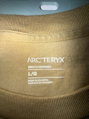 Arc’teryx Graphic Logo Crew Neck Short Sleeve T-Shirt L Brown