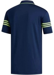 Adidas Ultimate365 Blocked Mens Golf Polo Shirt XXL Navy Yellow Volt FJ9823