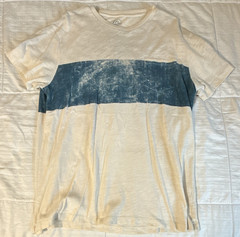 J.Crew Men’s Knit Colorblock Crew Neck Short Sleeve T-Shirt White/Blue L