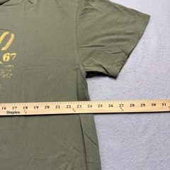 90s Polo Ralph Lauren RL67 Graphic T-Shirt Olive Green XL
