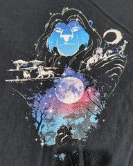The Lion King Mufasa Black Tshirt Adult Size Medium
