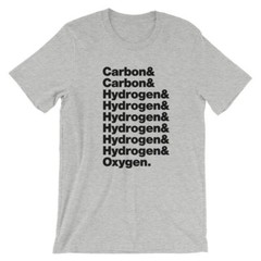Alcohol T-Shirt. Black, White, Gray or Red Soft Cotton Tee.