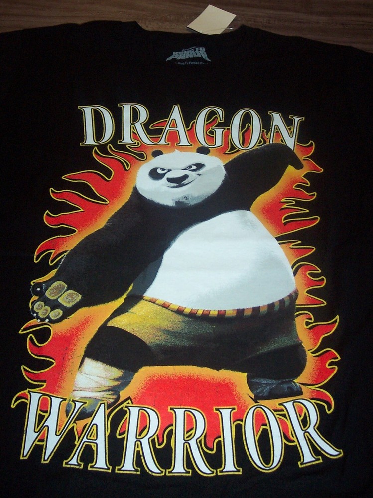 KUNG FU PANDA Dragon Warrior Po T-Shirt MENS XL NEW w/ TAG