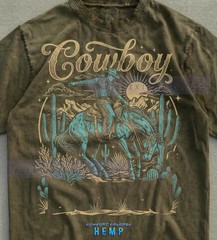 Cowboy Rodeo Wild West Bucking Horse Western Rider Comfort Tee