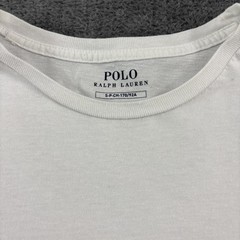 Polo Ralph Lauren T Shirt Mens Small Polo Bear Hot Cocoa Preppy White Tee FLAW