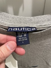 Vintage Nautica Shirt NWT 1990’s US Challenge Sailing Rowing J-Class Sculling