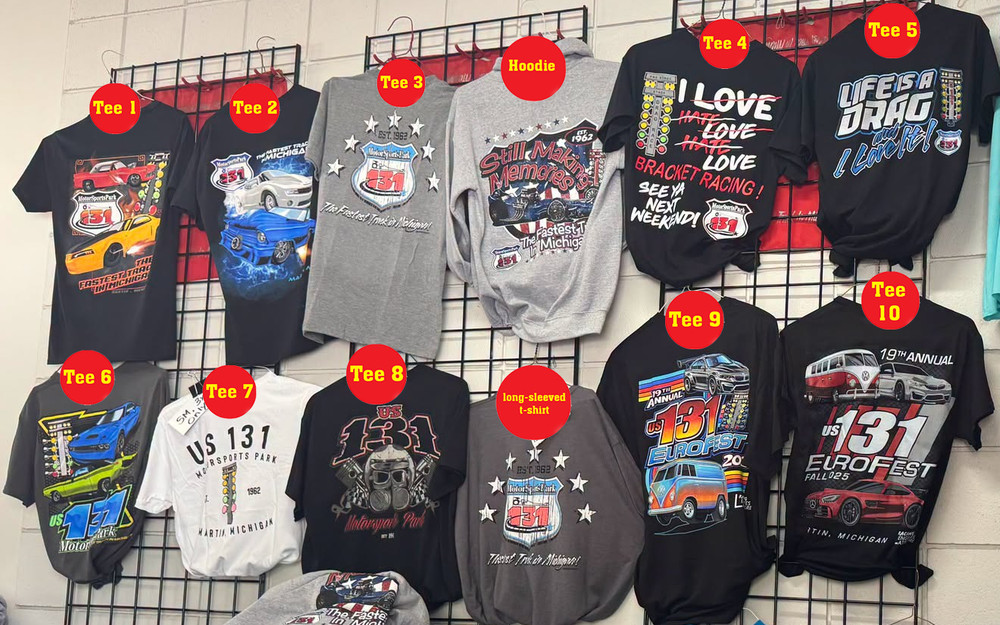 US 131 Motorsports Park Merch Tee, T-shirt