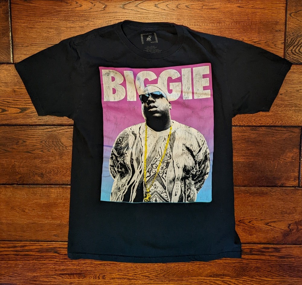 Vintage BROOKLYN MINT Men’s Biggie Smalls NOTORIOUS B.I.G. T-Shirt Size M