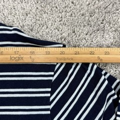 Todd Snyder Crewneck Shirt Mens XL Striped Long Sleeve Nautical Chest Pocket