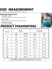 Summer Tank Top Men’s Hawaii Beach Casual Clothing Quick Drying Silk Fit.