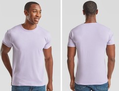 5 Pack Fruit of the Loom Mens T Shirts Short Sleeve Slim Fit Lightweight Cotton