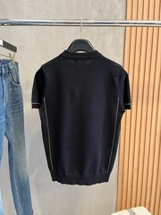 Prada Short-Sleeve Knit — Urban Chic, Simple & Casual Fit — Size M