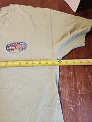 VTG Body Glove Tee 90s Surf Single Stitch Faded Green XL OG “Beach Threads” Read