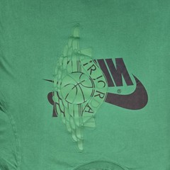 Mens Air Jordan T Shirt Large Green Jumpman Wings Logo Graphic Short Sleeve Nike