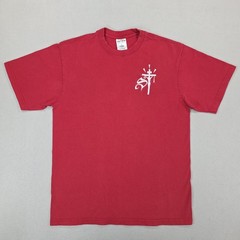 Shaka Wear Super Max Shirt Mens Large Red Heavyweight Cross Jesus Embroidered