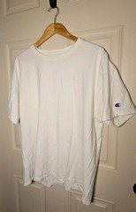Champion Shirt Men’s Double Dry T-Shirt White Size XL