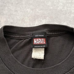 Vintage Marvel Mad Engine Shirt Mens 2XL Black Fade Comic Hero Villain