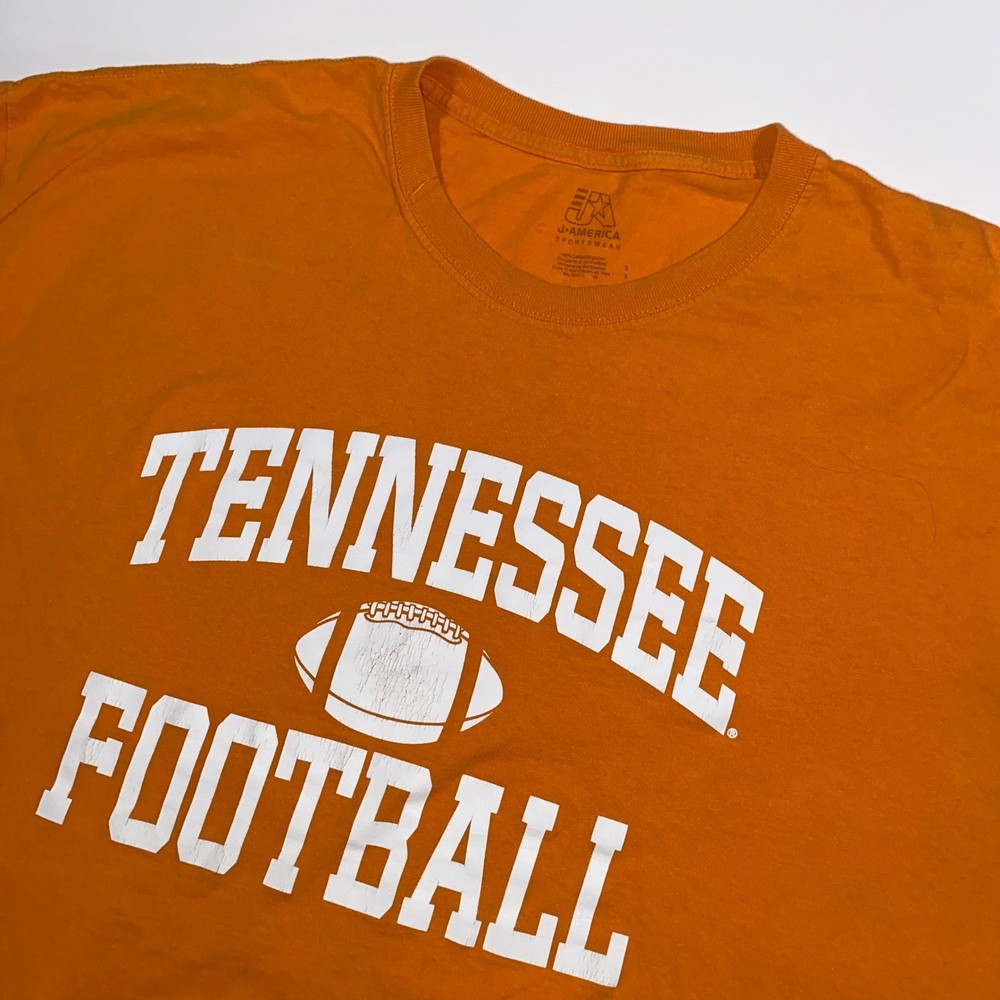 J America Tennessee Football T Shirt Orange Mens Size 2X