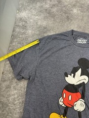 Disney Mickey Mouse Mens T-Shirt Size XL Blue Gray Top Graphic Print Tee