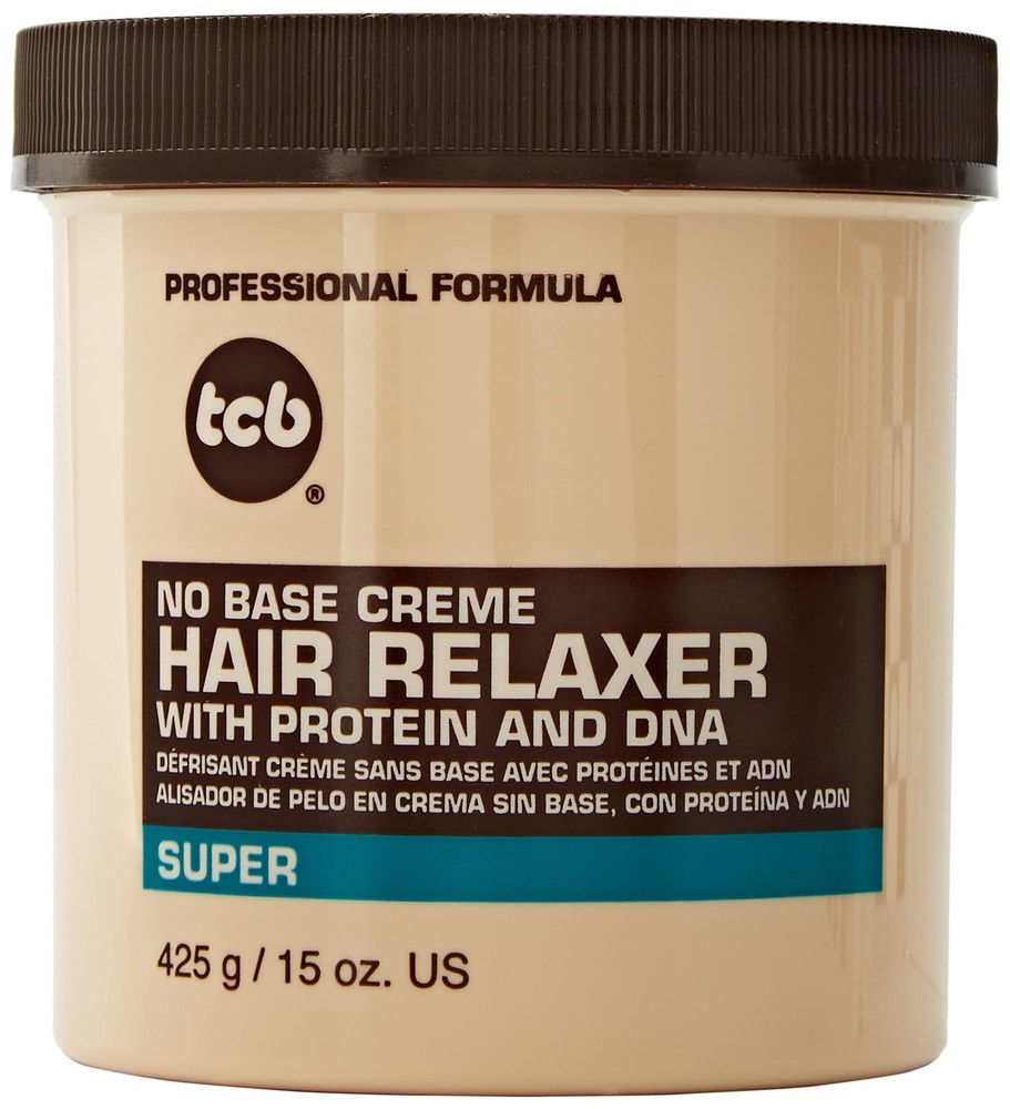 TCB No Base Creme Hair Relaxer with Protein 15 Ounce (Pack of 1), B00UEOKGL0