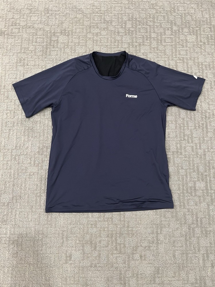 Forme Science Recovery Posture Correcting T Shirt Men’s XL Blue Short Sleeve