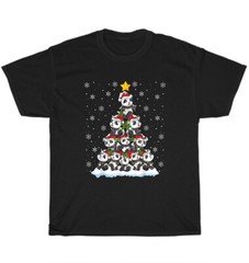 Panda Santa Christmas Tree Lights Xmas Pandas Lover T-Shirt Unisex Tee Gift NEW