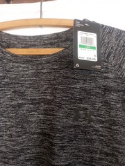 Under Armour 1326413 Men’s UA Tech 2.0 Training T-Shirt, Black/Graphite, Large