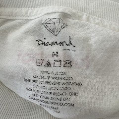 Diamond Supply Co. Logo T Shirt Mens Size Medium White Skate Streetwear Y2K