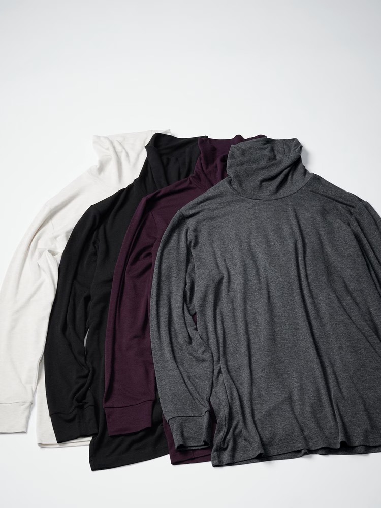 UNIQLO HEATTECH Extra Warm Cashmere Blend Turtleneck Japan NEW