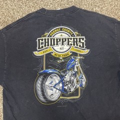 Tennessee River Orange County Choppers T Shirt Black Mens XL OCC Biker VTG