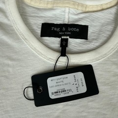 Rag & Bone Classic Lightweight Slub Jersey Tee T-Shirt Mens Large White $98 NWT