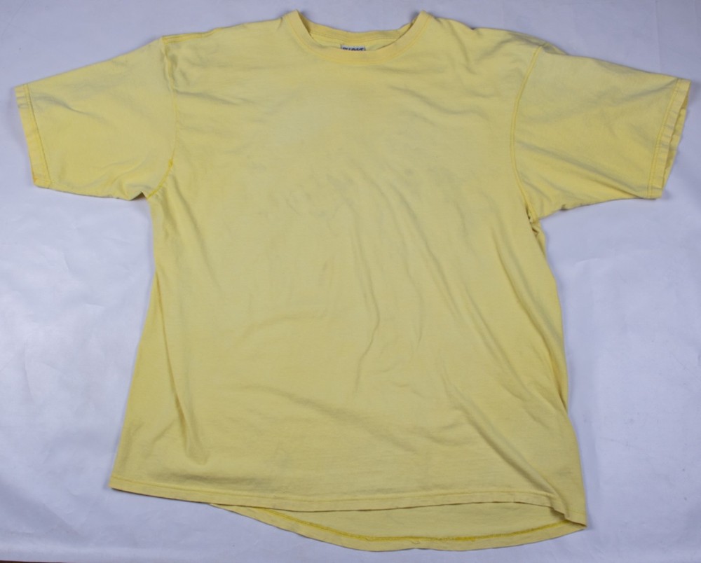 Vintage Pluma Faded Light Yellow Heavyweight Essential Boxy Shirt Men’s Size XL