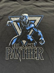 Black Panther T Shirt Mens Small Black Graphic Print Wakanda Forever Cotton